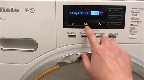 miele w1 washing machine instructions.